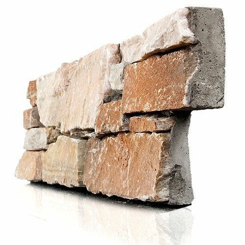 Parement mural - EASYPANEL - Orient - Naturelle - 15x20 + 15x40x3,5-4,5cm en Z - Vendu à la pièce - 7