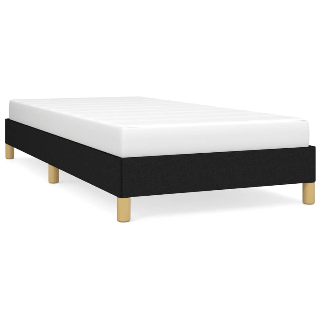 Lit simple | Lit adulte | Cadre de lit Noir 90x200 cm Tissu533714 ...