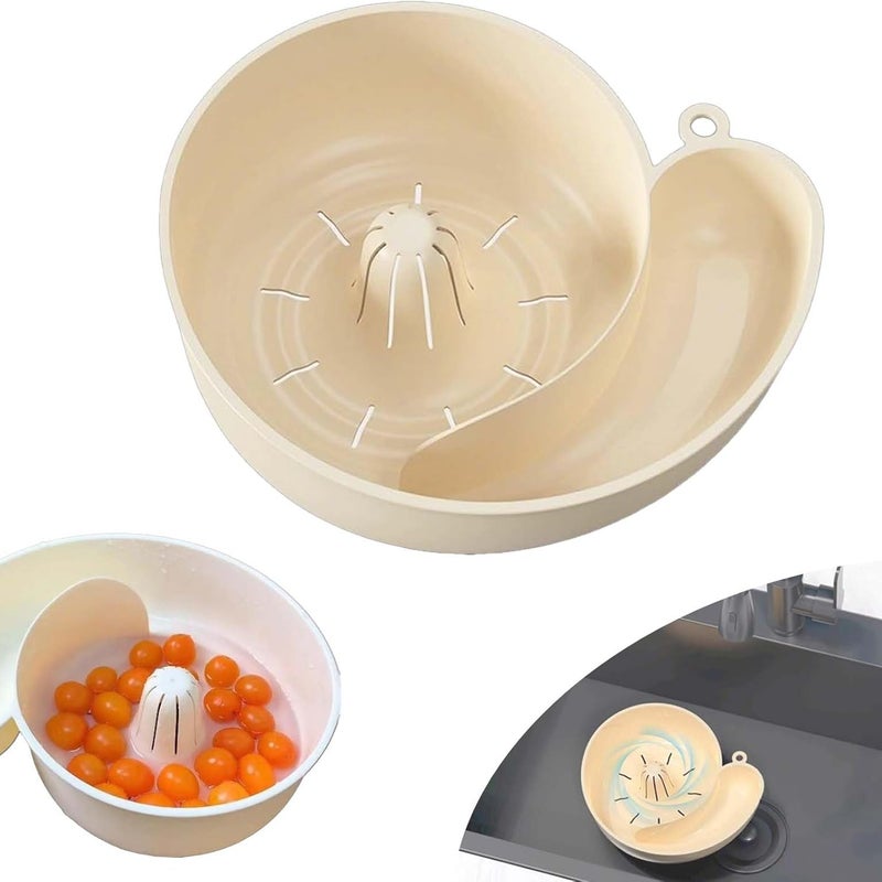 Durszlak kuchenny, plastikowy durszlak, przenośny, wolnostojący ociekacz do zlewu, automatyczny kosz ociekowy, ociekacz kuchenny, durszlaki wielofunkc