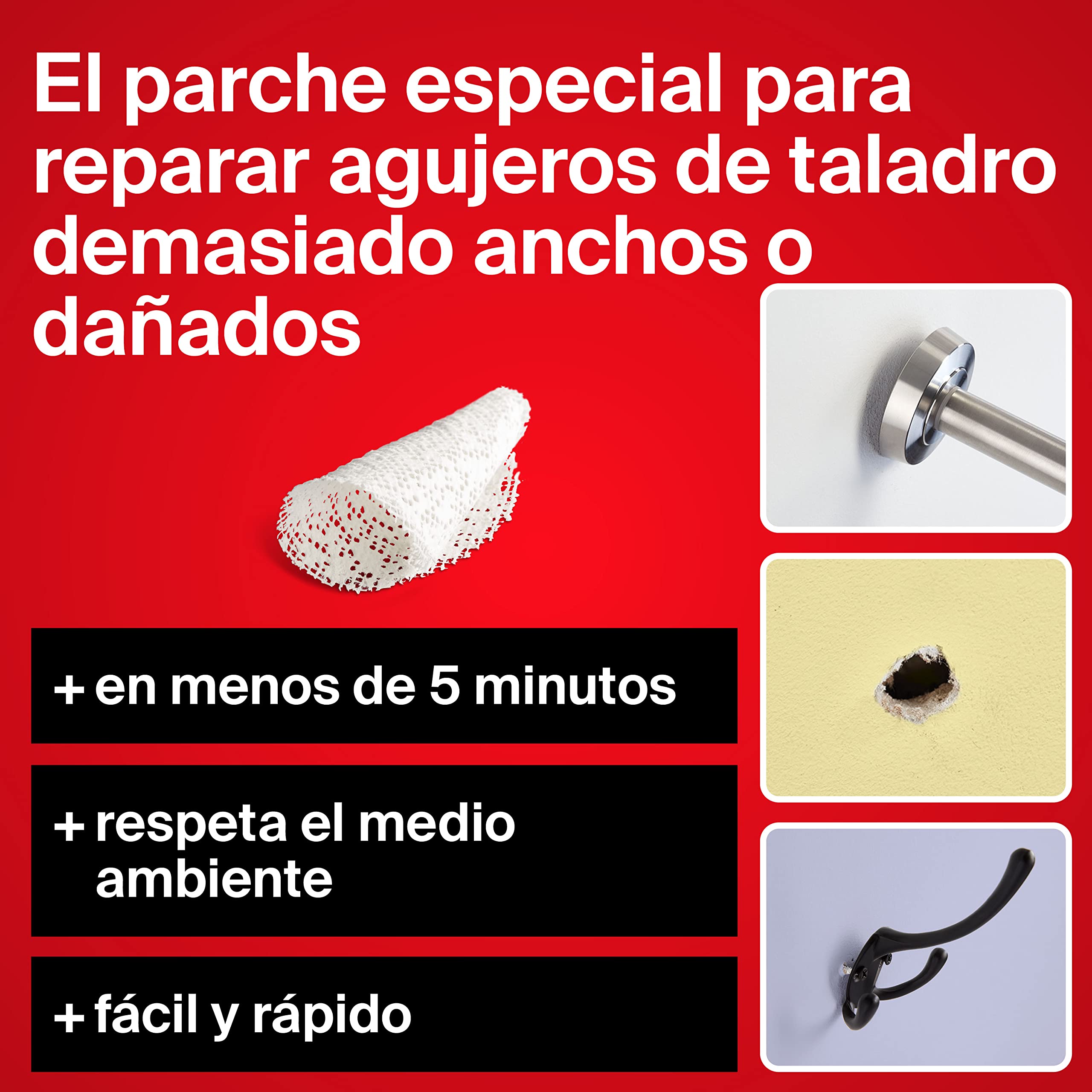 Fischer SCLM - Toppa per riparare i fori di tasselli, puntine e ammaccature, senza trapano e di facile applicazione, 10 pezzi - 2