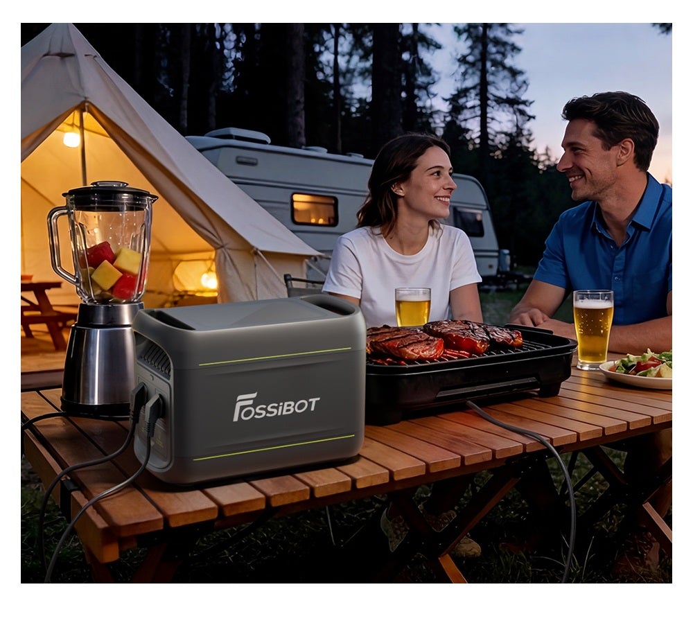 Station d'Énergie Portable FOSSiBOT F1800 1024 Wh + Panneau Solaire Pliable FOSSiBOT SP200 200W - 9