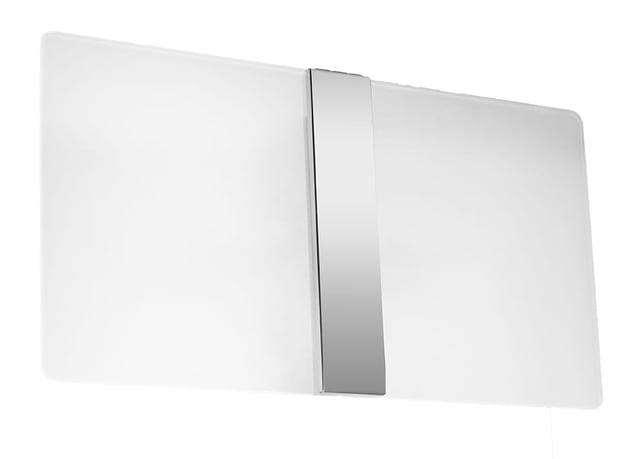 Kinkiet ścienny Azalia chromowany biały 2xG9x12W wym: 18 x 35,5 x 6 cm szkło IP20 Sollux Lighting