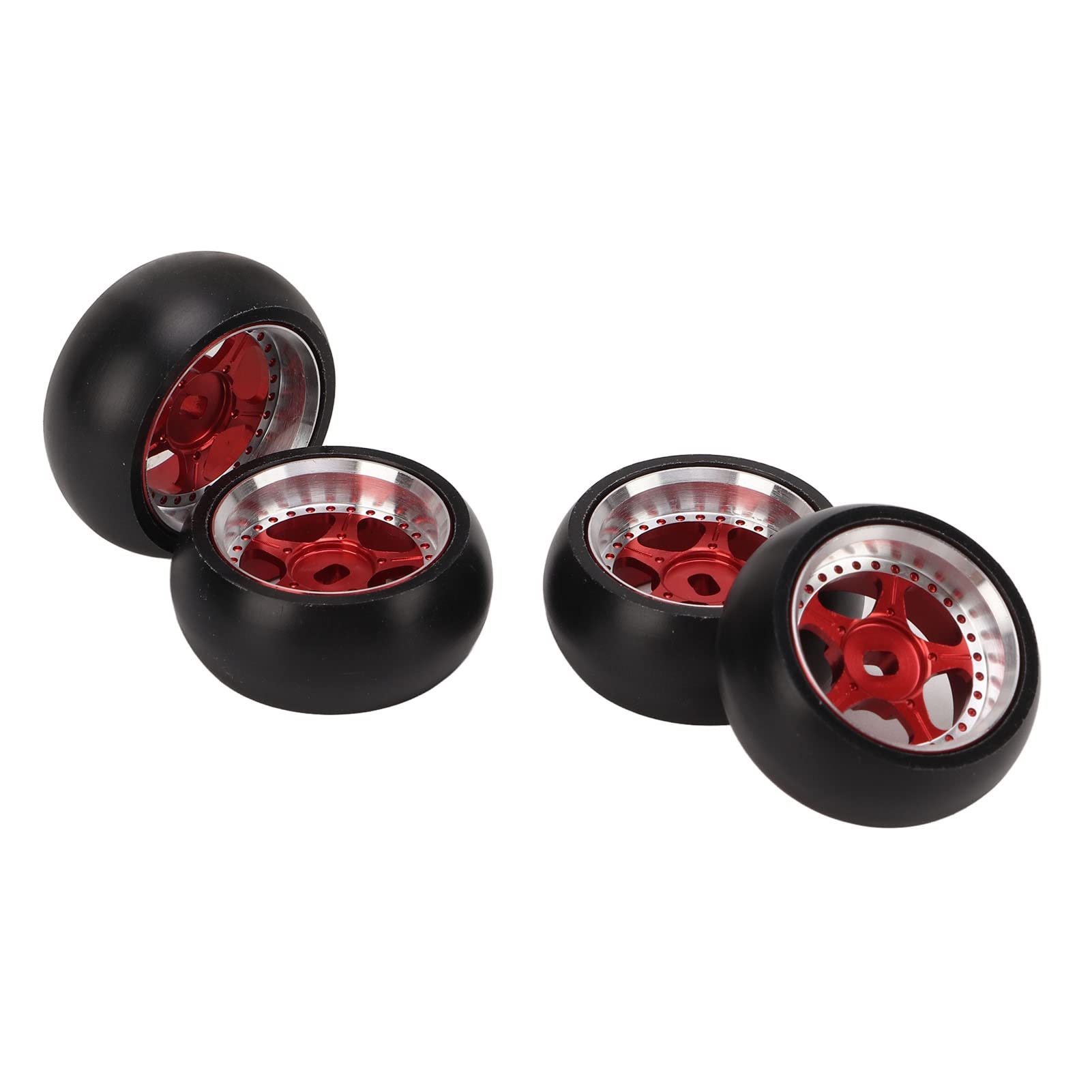 Lot De 4 Pneus De DéRive En Plastique Dur Pour Jantes En MéTal Pour