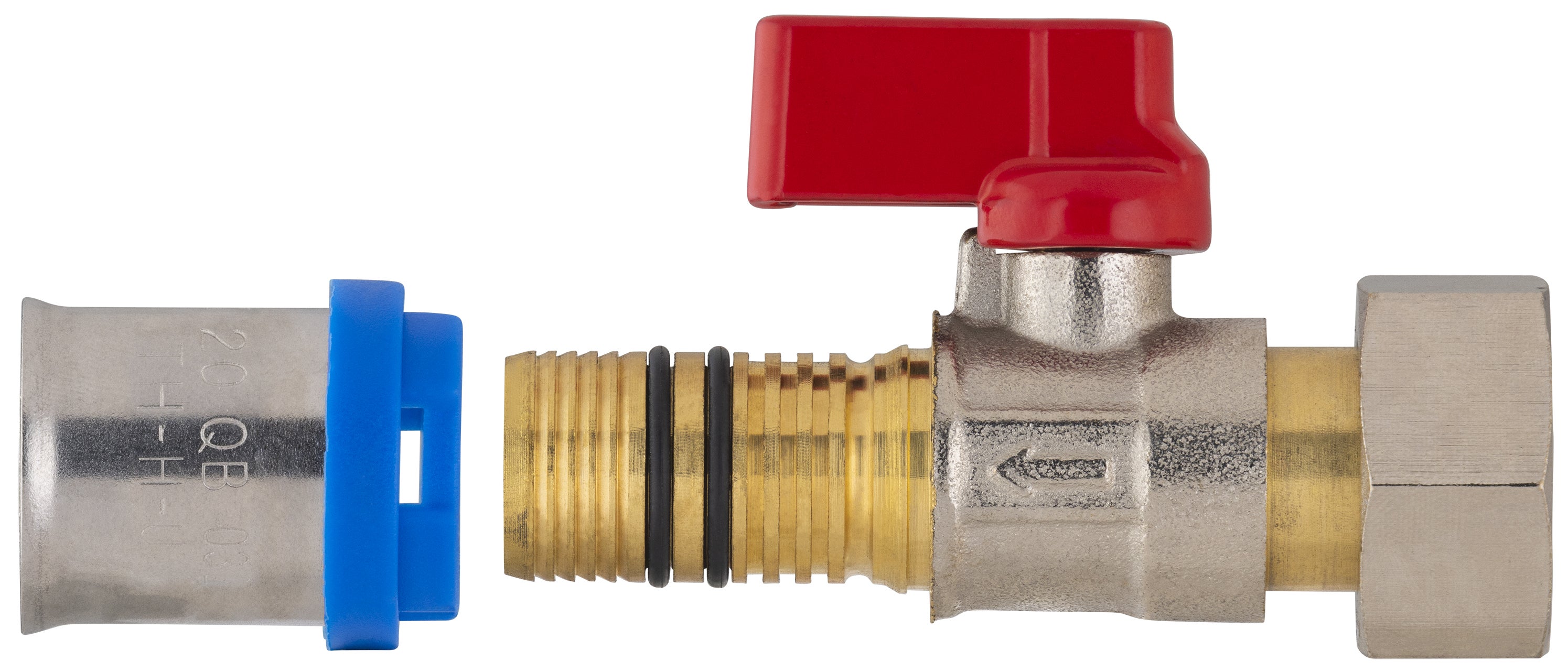 Vanne écrou libre à sertir multicouche Ø20 F15x21 (1/2) QUICK PLOMBERIE - 5