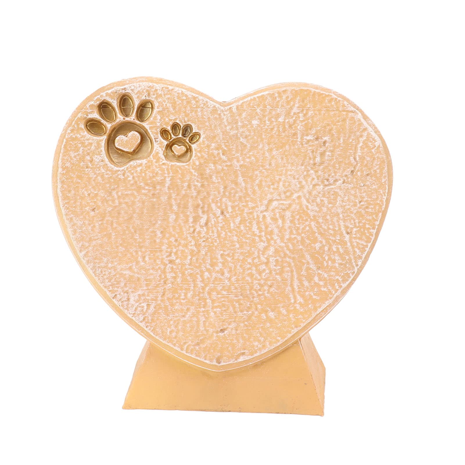 Nagrobek w kształcie serca dla zwierzęcia, pamiątkowy kamień z żywicy dla psa, dekoracja zewnętrzna, prezent (ja