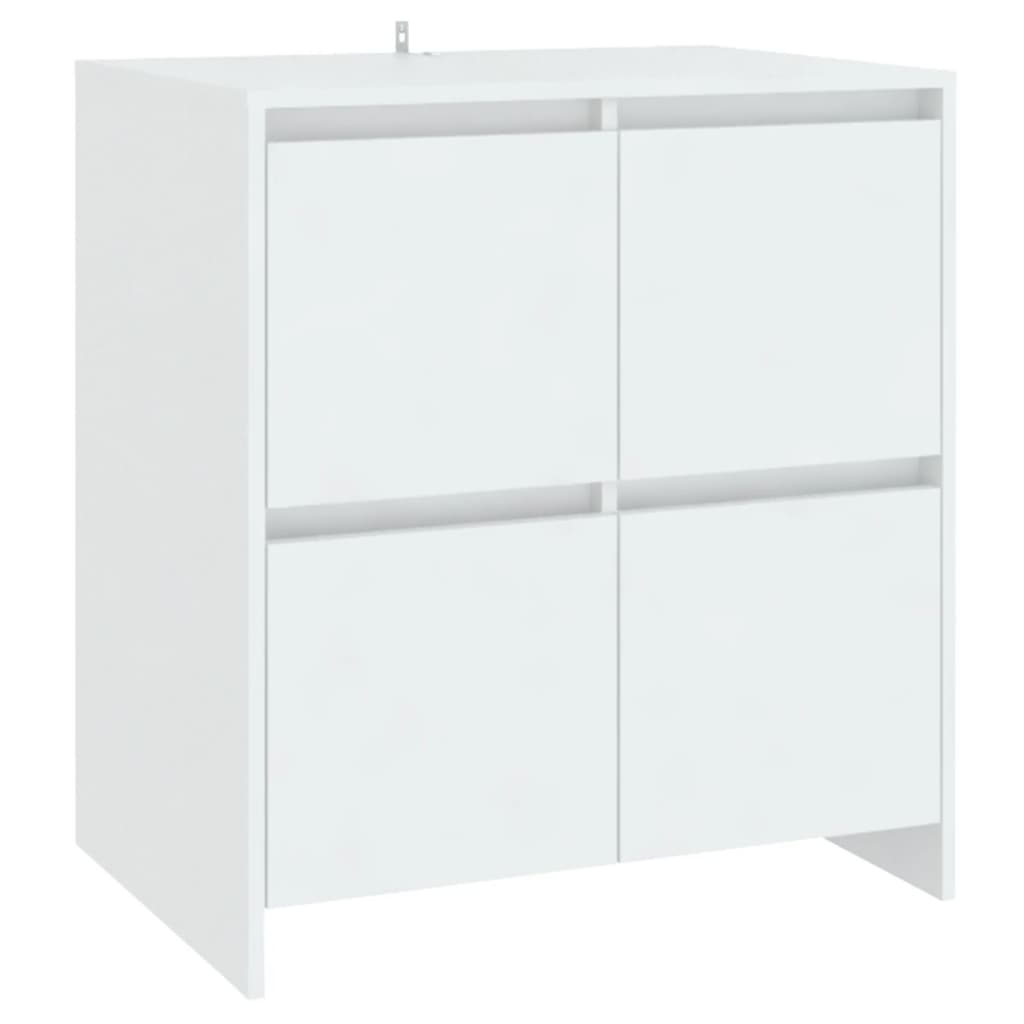 Mobile girevole Nero 34,5x34,5x75,5 cm Truciolato