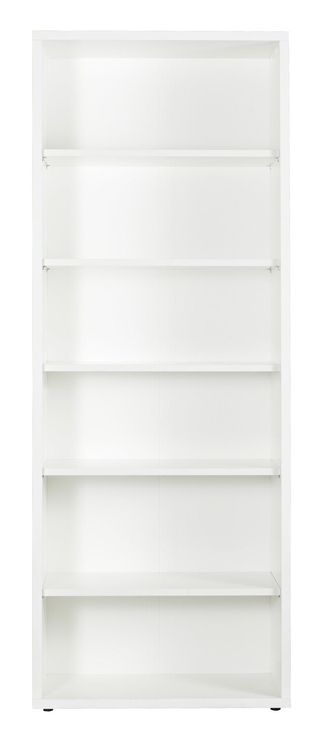 COMPOSAD | Libreria Alta della Linea DISEGNO Con 5 Ripiani Regolabili, (LxAxP) 81,60x217,50x35,70 cm, Bianco Laccato, Made in Italy - 2