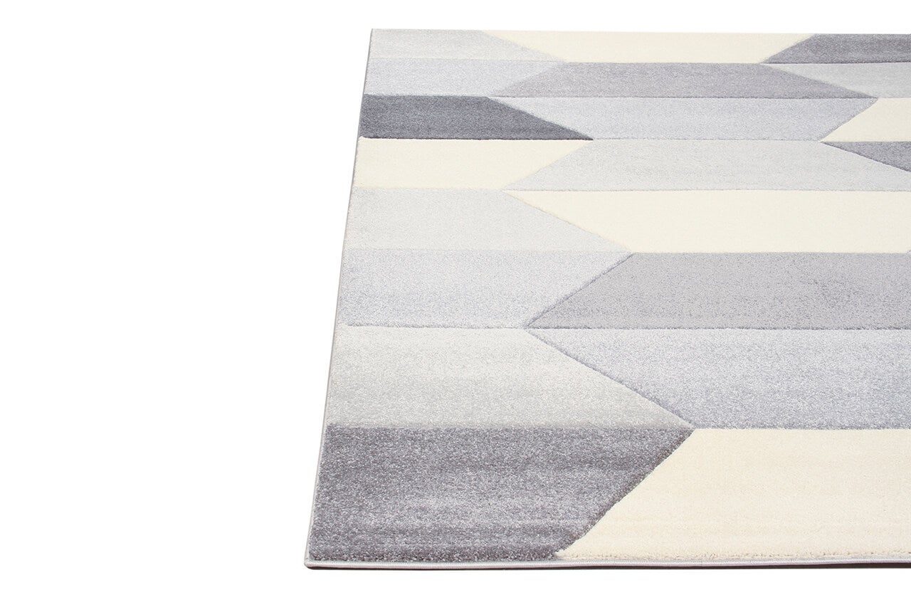 Tapis géométrique CARVE GEOMETRIC polypropylene Size 160x120 CM - Galleriafarah1970 - 3