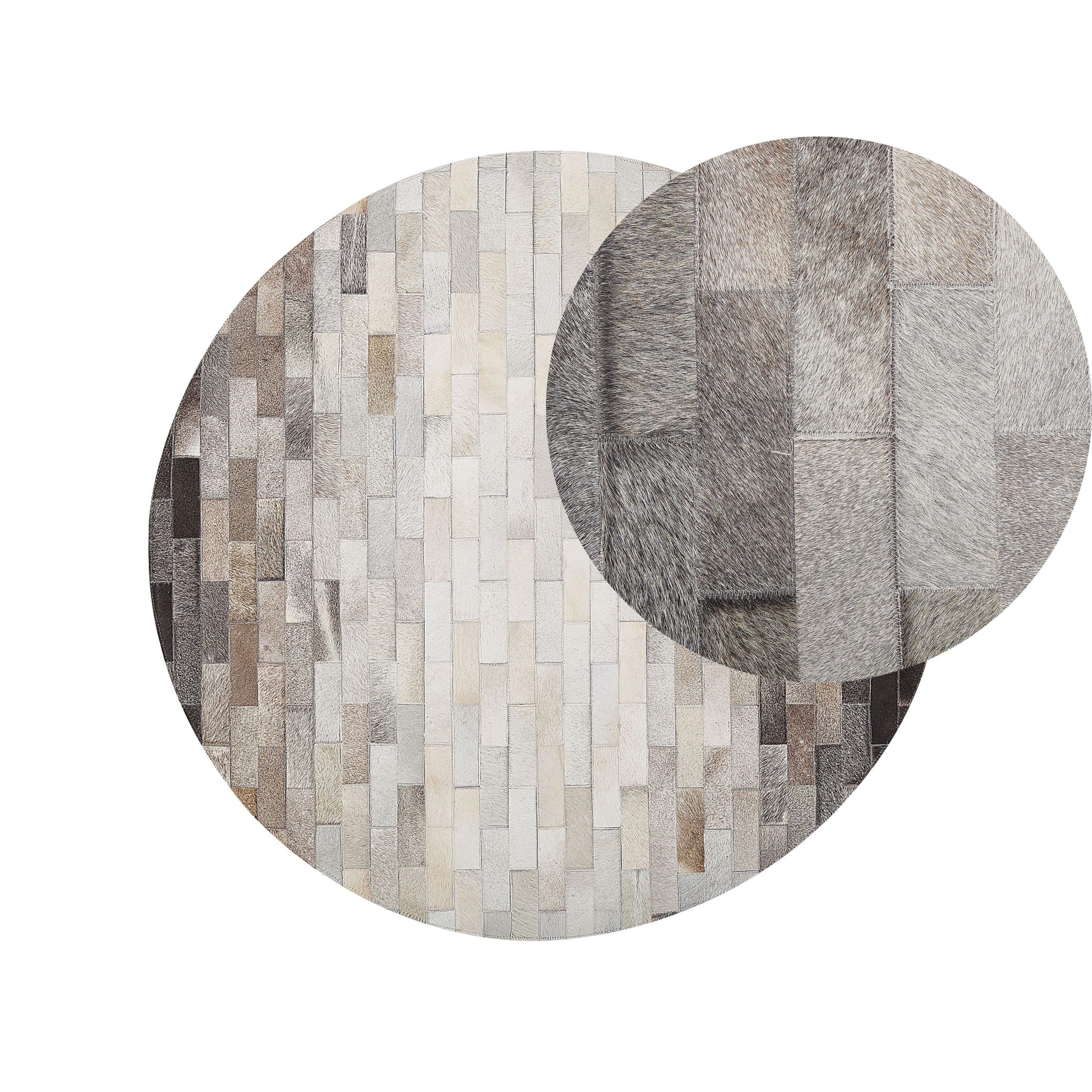 Tapis en peau de vache Normande patchwork Badalona Tapis en peau de vache Normande patchwork Badalona
