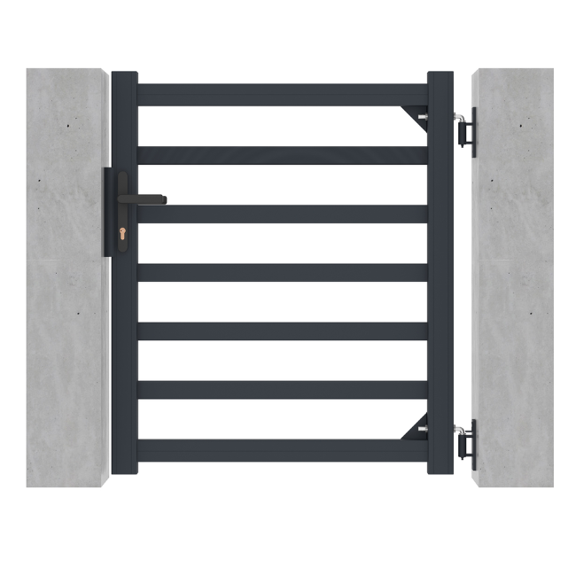Cancello pedonale in alluminio 1m ANTELAO 100P110 - 2