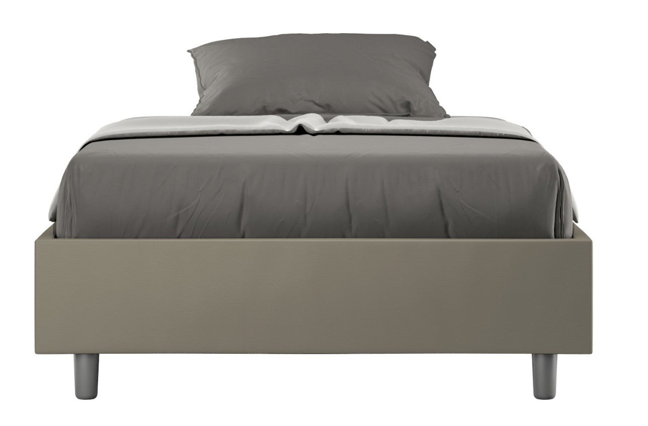 Estructura de cama de madera BorraColor CapuchinoRopa de cama 200x200