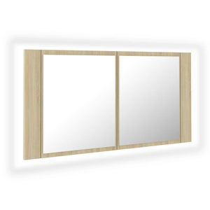 Armadietto Bagno Sonoma 60x50cm - Specchio Con Ripiani E Soft-Close - Foto 7