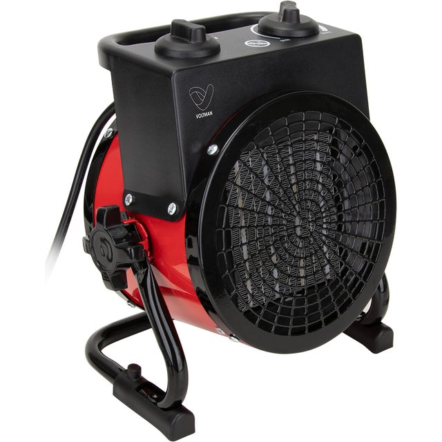 Chauffage soufflant portable de chantier 1000/2000W - Voltman