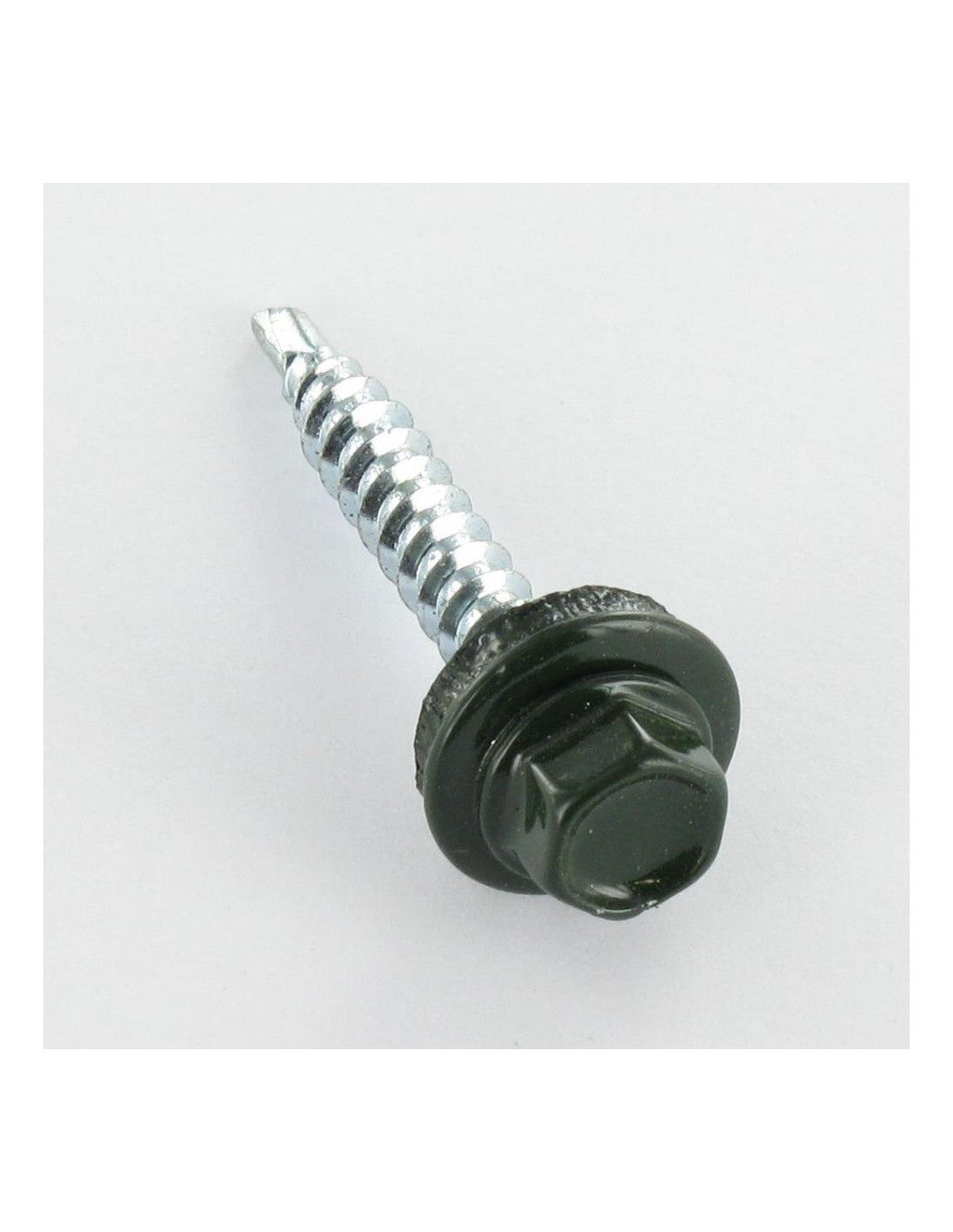 Krysay Lot De 100 Vis Autoperceuses Inox 410 - Tête Hexagonale 10x1,5 Cm Avec Rondelle