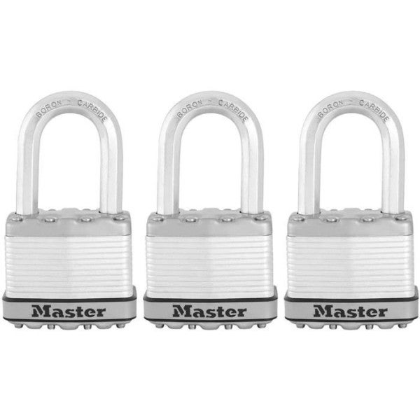 Master Lock M115EURTRILF - Cadenas Haute Sécurité - A Clé - Acier Laminé Recouvert - Extérieur Master Lock M115EURTRILF - Cadenas Haute Sécurité - A Clé - Acier Laminé Recouvert - Extérieur