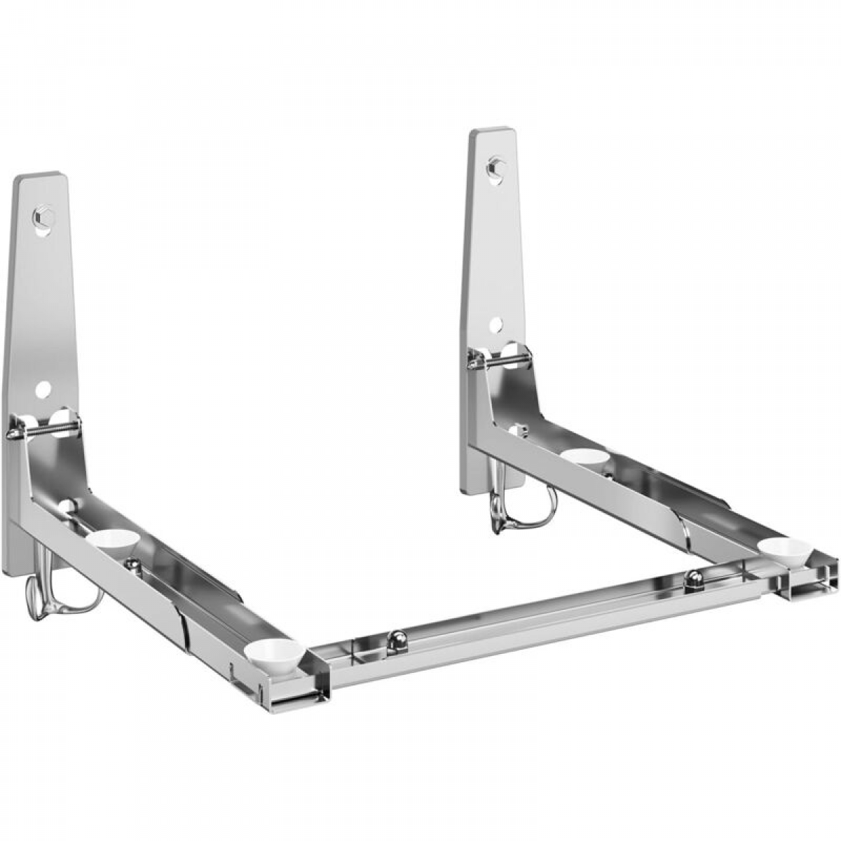 Soporte mural universal de acero inoxidable para microondas con gancho desmontable, brazo ajustable, plegable, retráctil y soporte para horno.