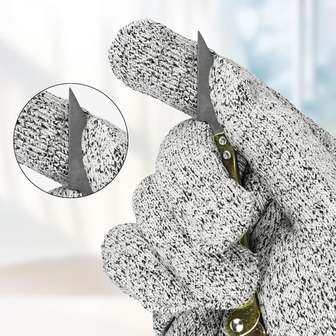 Gants Anti-Coupures Gants Anti-Coupures Professionnels Haute Protection, Gants de Travail de Sécurité pour Cuisine Gant Huitre Protection, Gants pour - 3