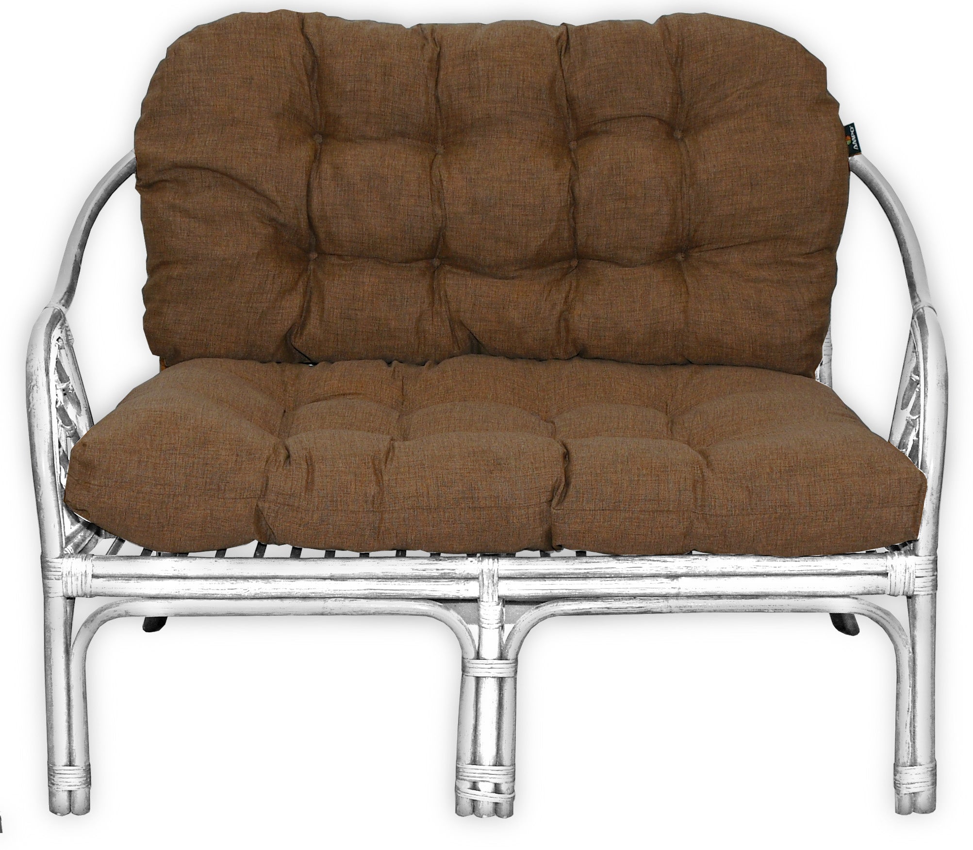 Poduszka na sofę rattanową AMPO brązowy 1 szt.