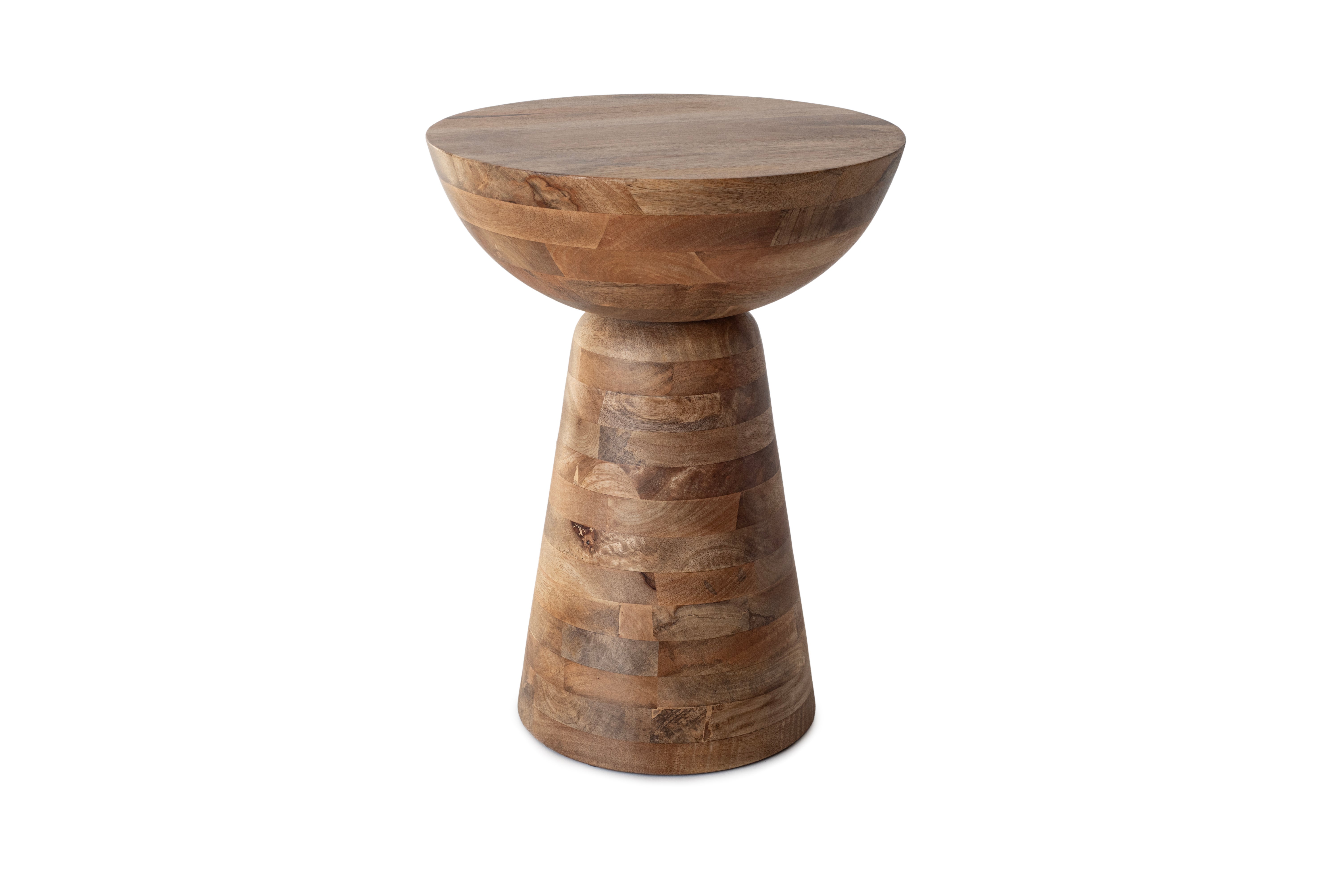 MESA AUXILIAR DESIGN MADEIRA 1075 37x37x50CM