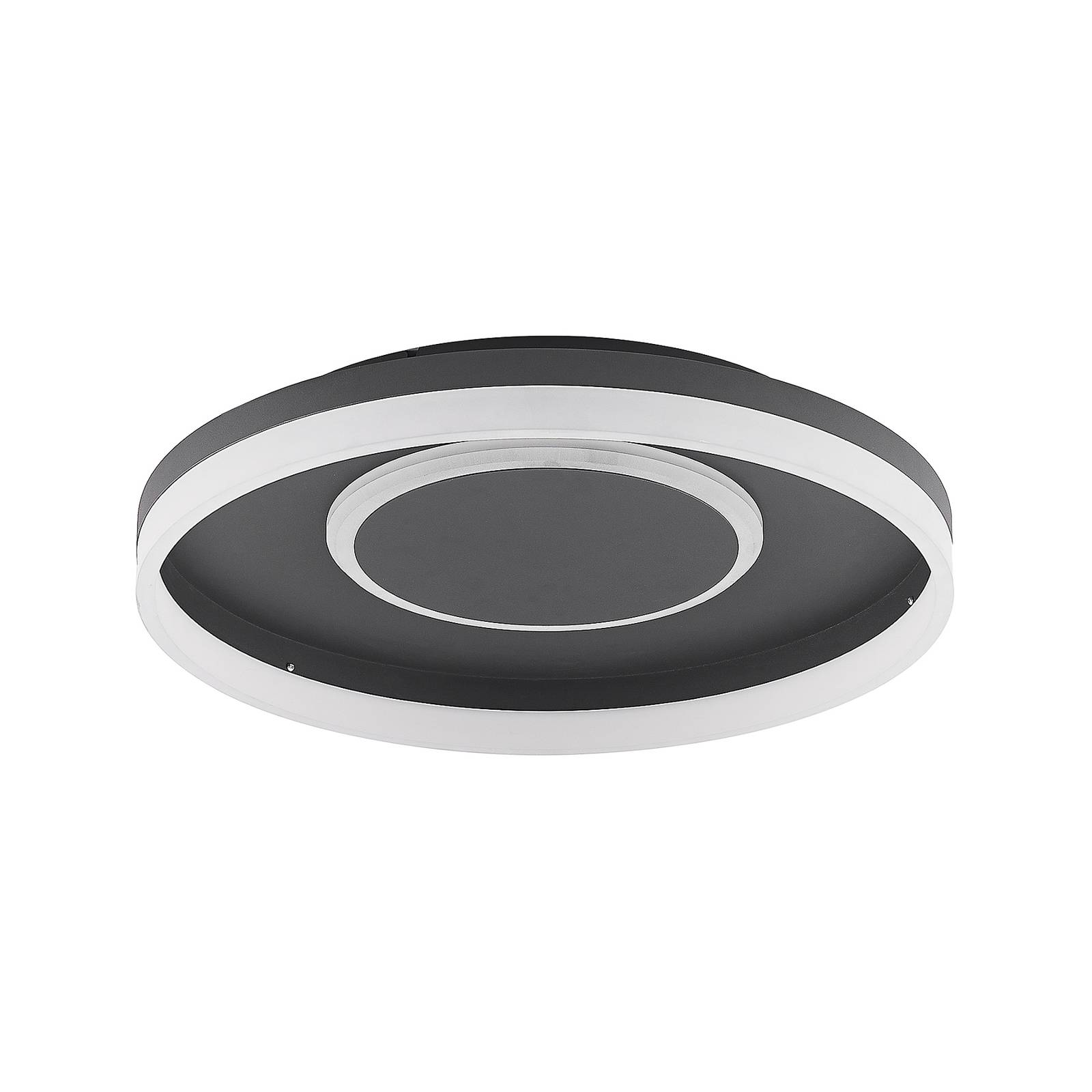 Plafonnier LED Westinghouse Lauderdale – Nickel Brossé 30 Cm – Variateur Inclus