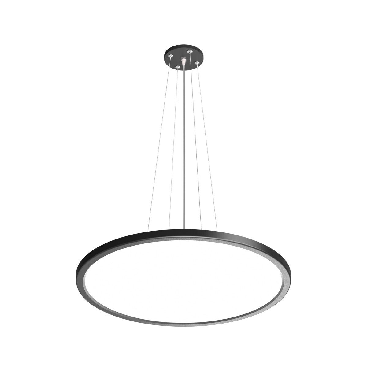 Lampa wisząca Manito czarno-biała LED 32W 2800K-6000K 3800lm nowoczesna wym: 120 x 40 x 40 cm tworzywo sztuczne Italux