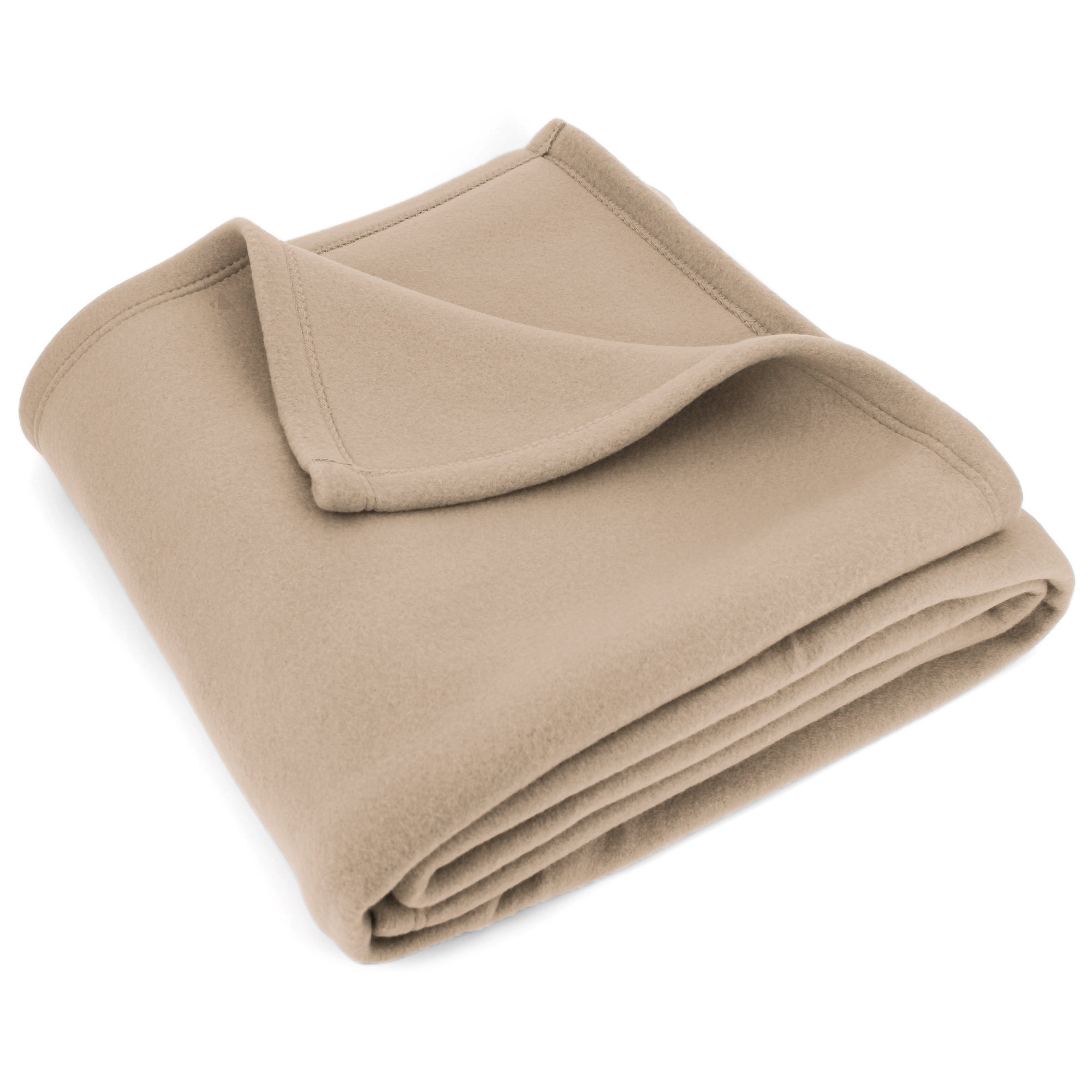 Couverture polaire 240x260 cm Isba Sable 100% Polyester 320 g/m2 traité non-feu - 2