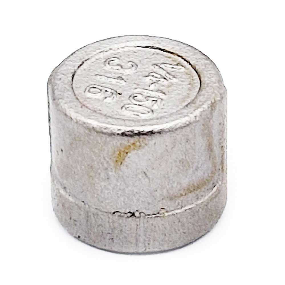 Tappo Terminale Ventilazione 12,7 Cm Con Rete Acciaio - Protezione Condotti Da Roditori E Foglie