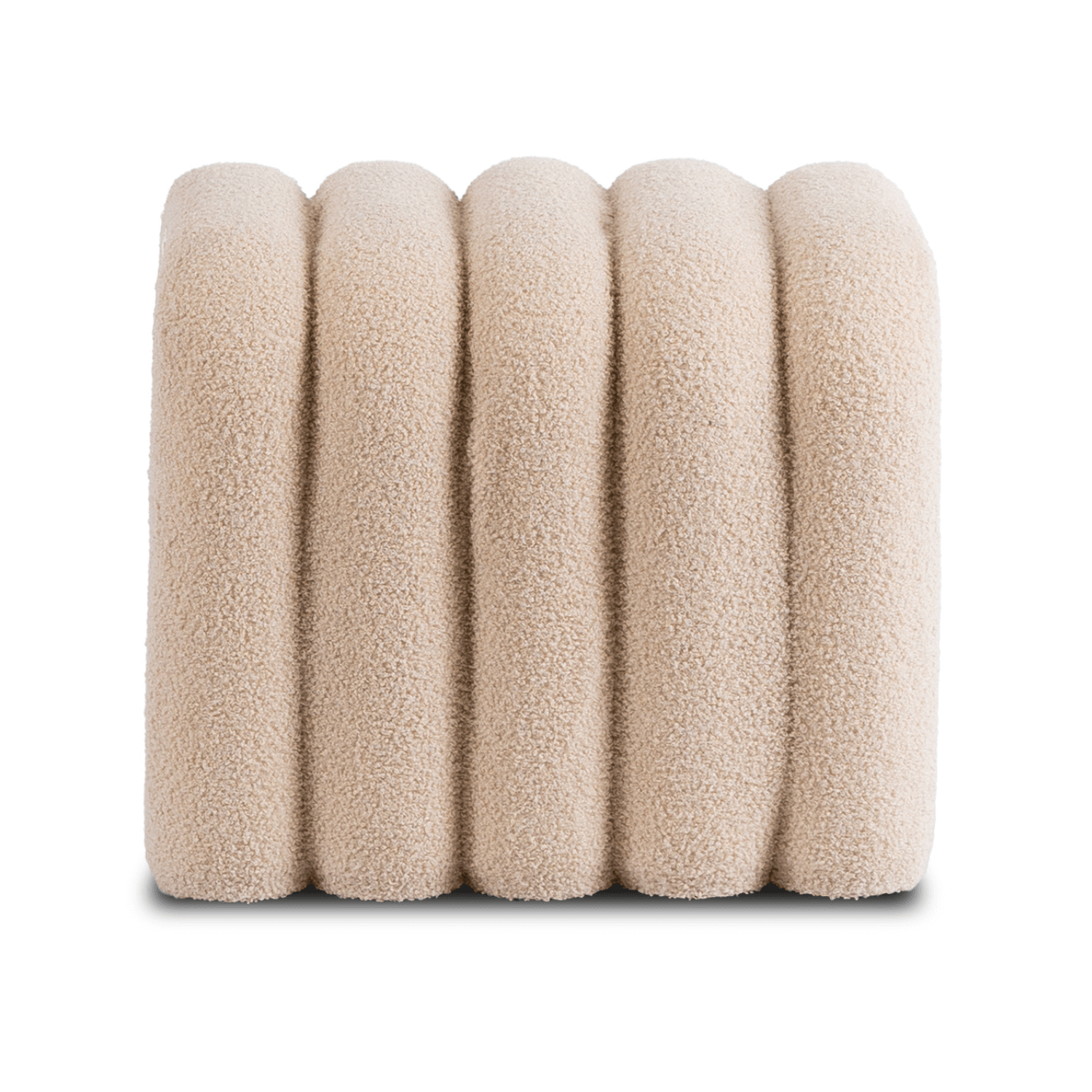 Pufa Siedzisko Do Przedpokoju Toaletki Teddy Puf Kremowy PIKSEL - 3
