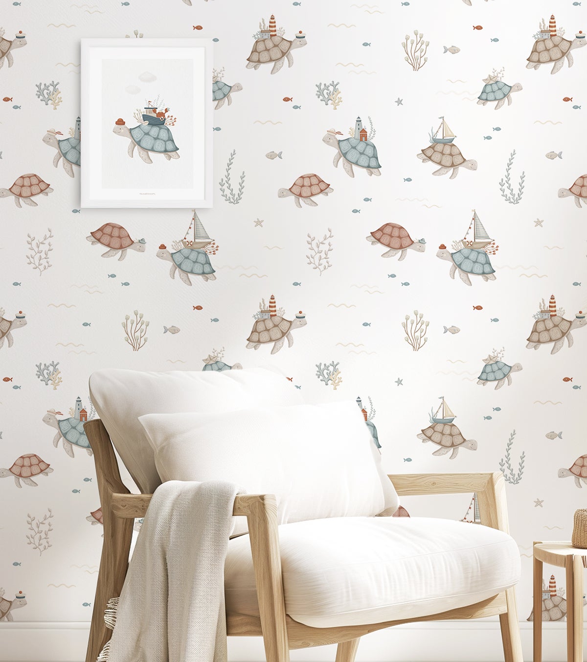 Poster con tartaruga marina 30x40 cm, Lilipinso - 2