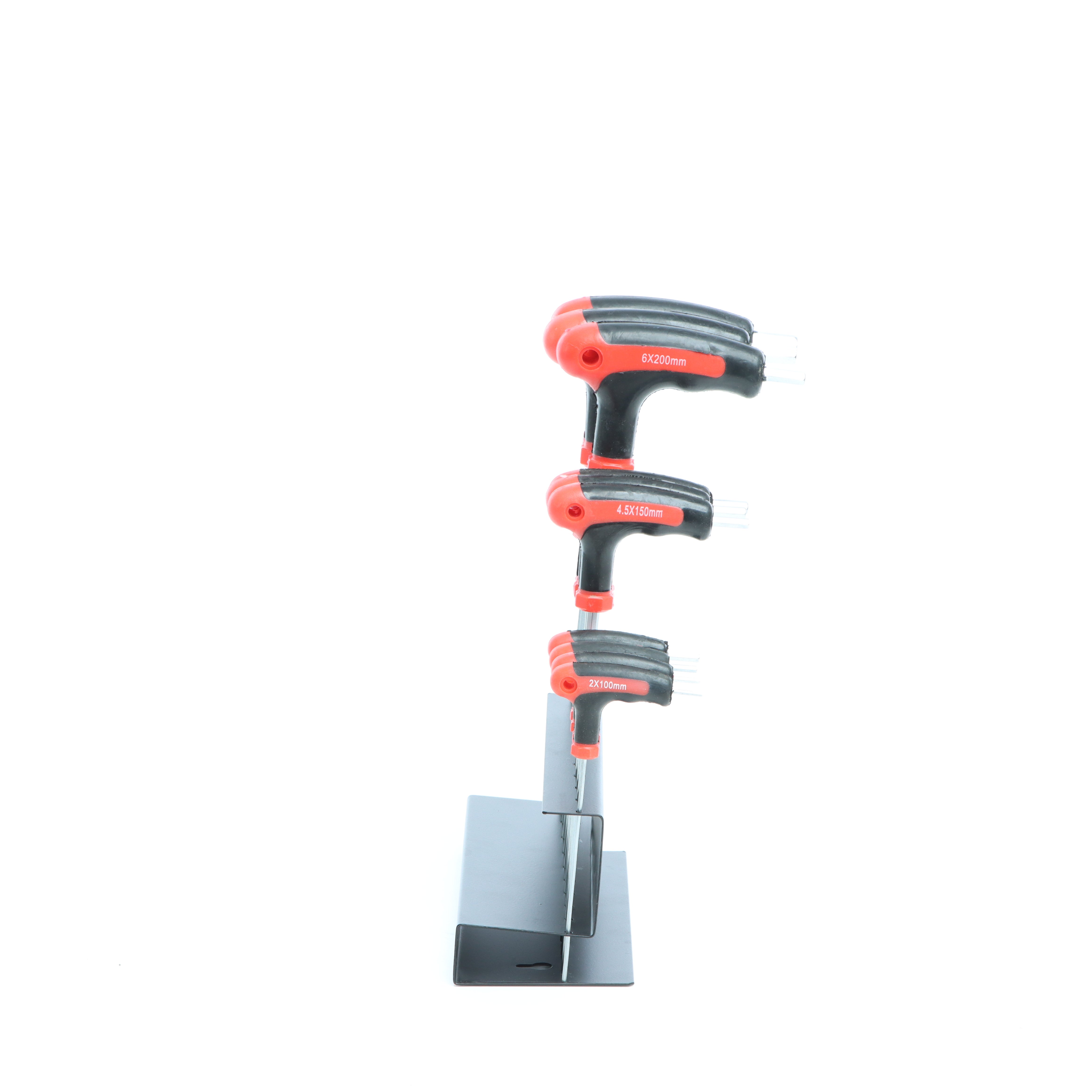 Jeu de Clés hexagonales Mâle avec Support Clé Allen à Six pans Poignées en forme de T Kit 11 pièces - 3