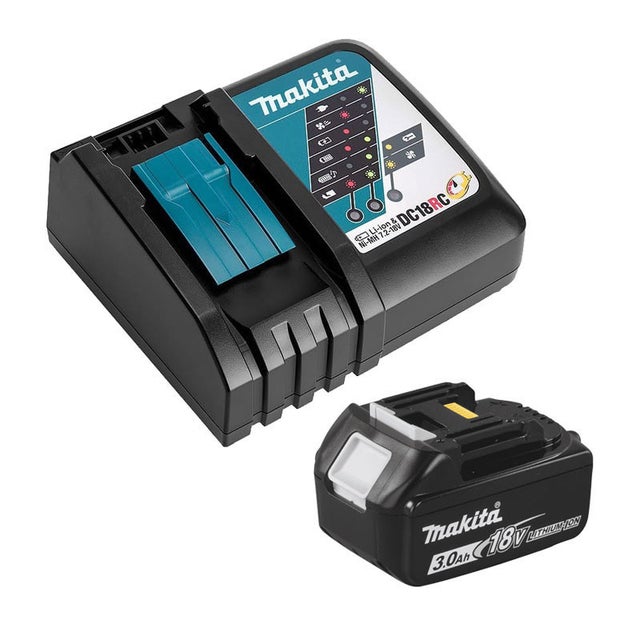 Carregador de Bateria + Kit Bateria V.18 Makita