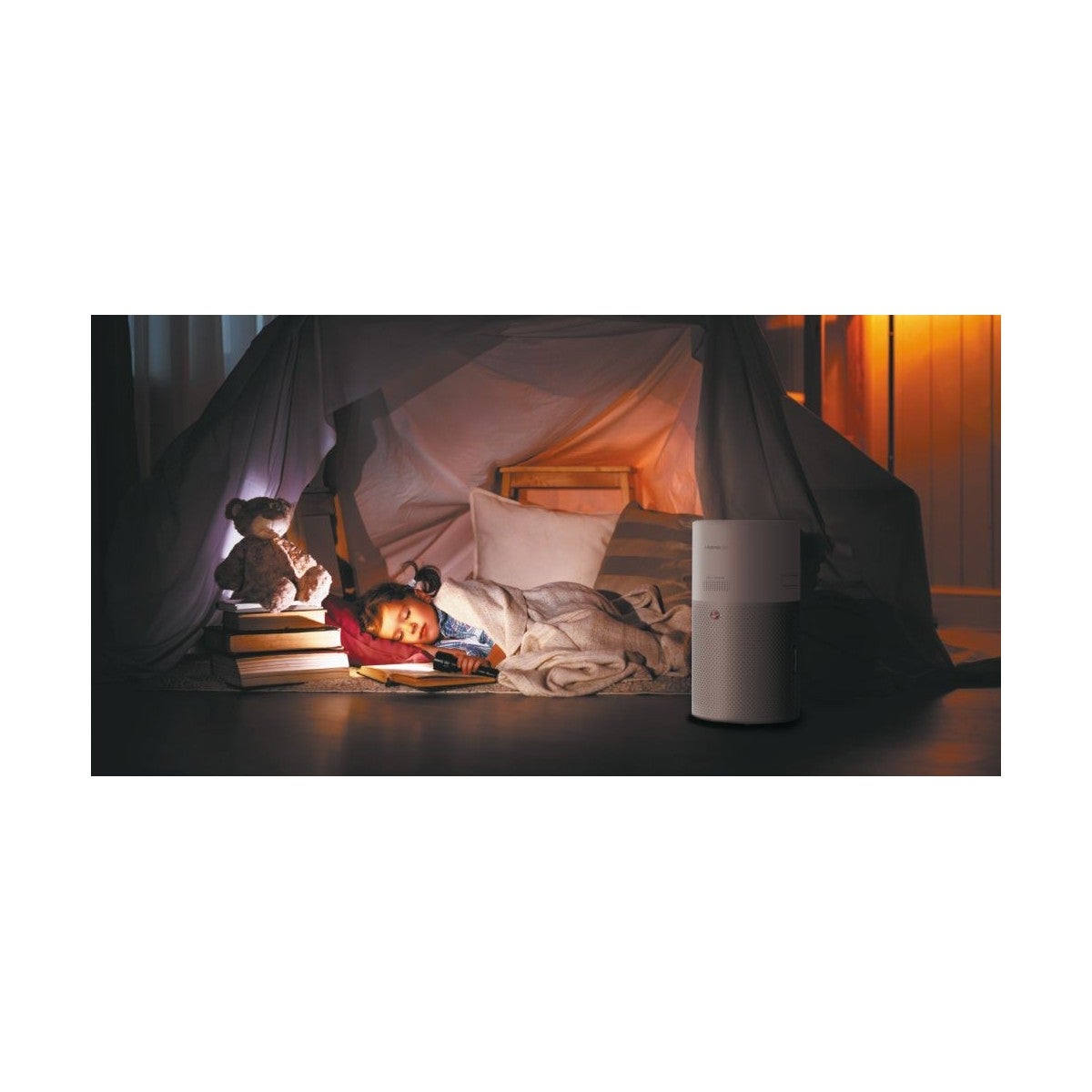 Hoover H-PURIFIER 300 purificatore 100 m² Argento, Bianco - 8