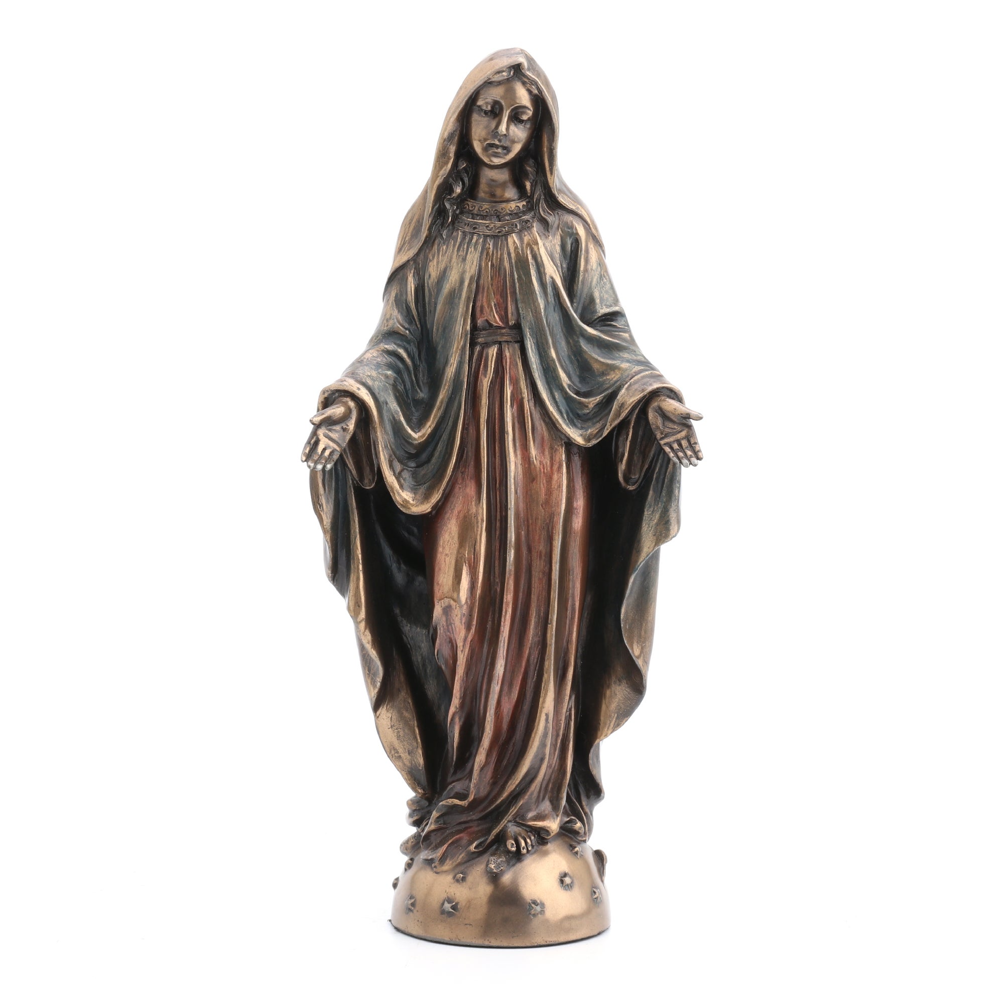 Signes grimalt by sigris - figura maria dorado de resina | figura de persona figuras de resina para jardin figura resina decoración 20x6x10cm