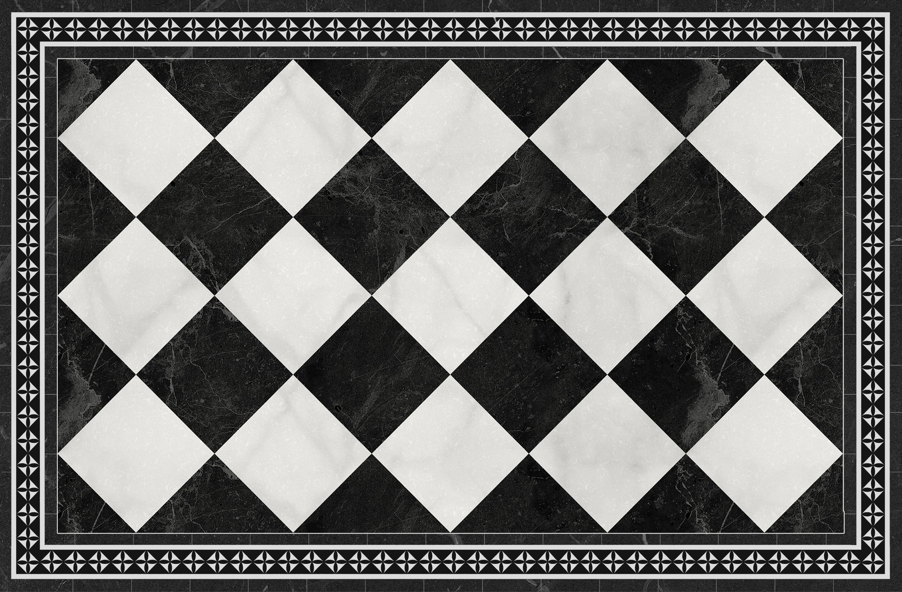 Galileo Dywan winylowy 66x100 cm - antypoślizgowy PVC, winyl do kuchni lub salonu, zmywalny, wodoodporny styl