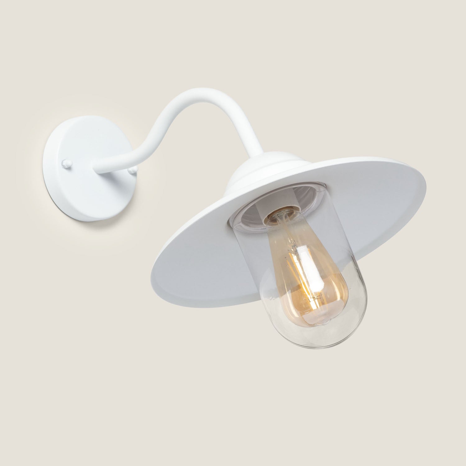 Lampe Murale Extérieure Aluminium Adaoua Blanc - 6