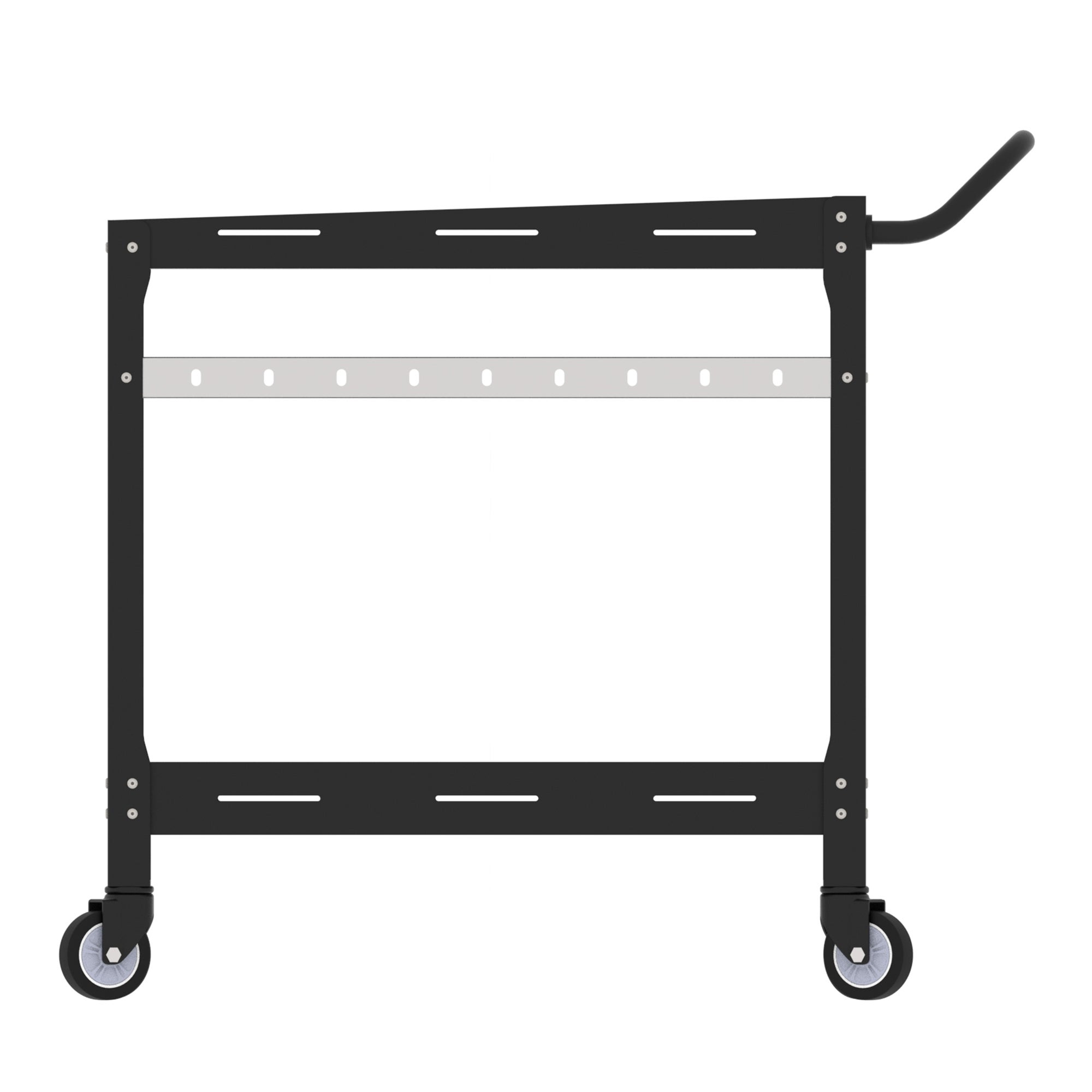 Chariot de service d'extérieur Bard acier 72 x 77 x 38 cm noir casa.pro - 5