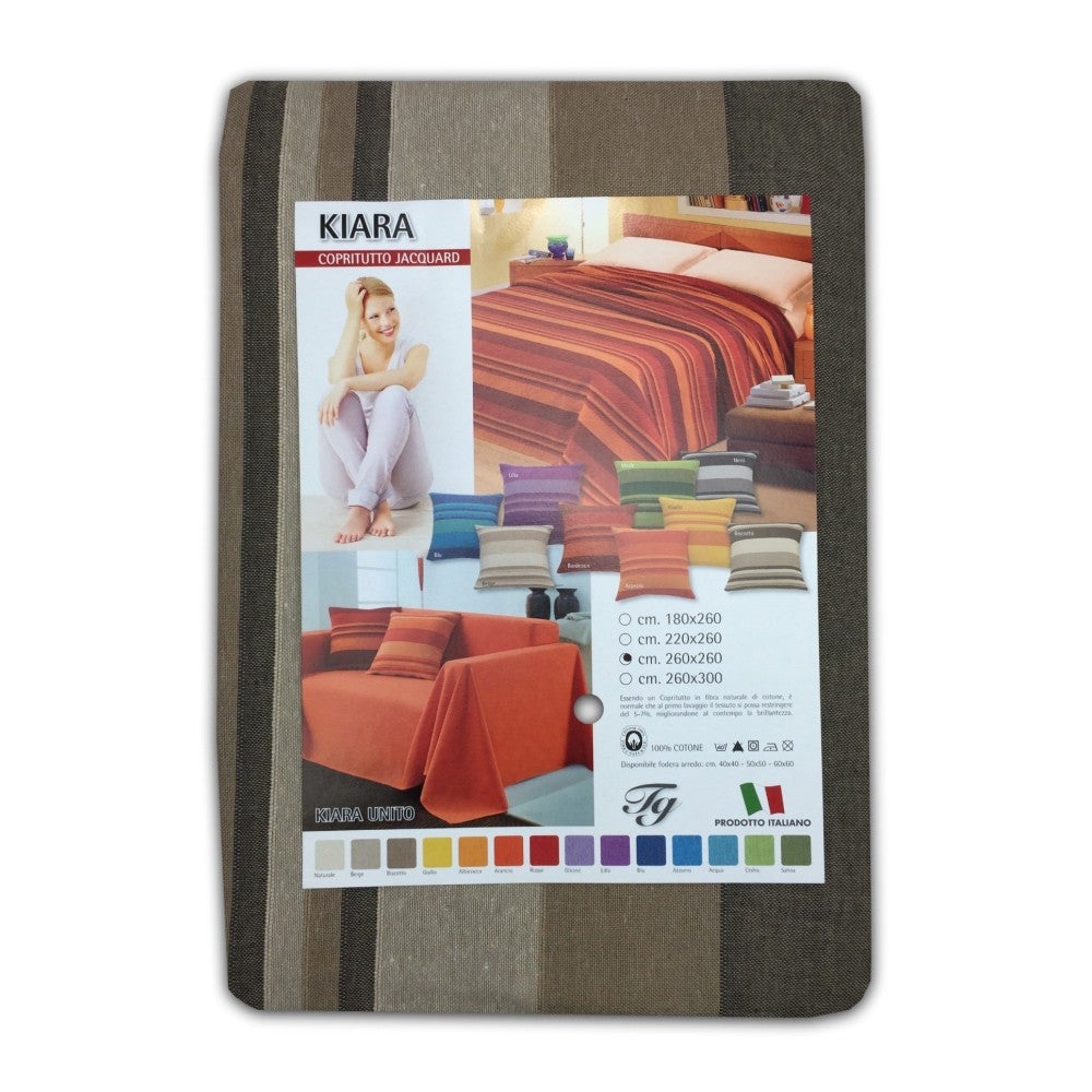 Tex Family Telo Copritutto In Puro Cotone 100% – Giallo Oro, Misura Matrimoniale 260x280 Cm