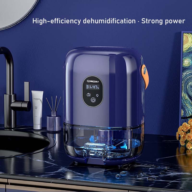Déshumidificateur électrique 2700 Ml - Silencieux, Minuterie 6/8/10h, Arrêt Automatique | Pour Salle De Bain, Chambre, Dressing, 500 Ml/jour