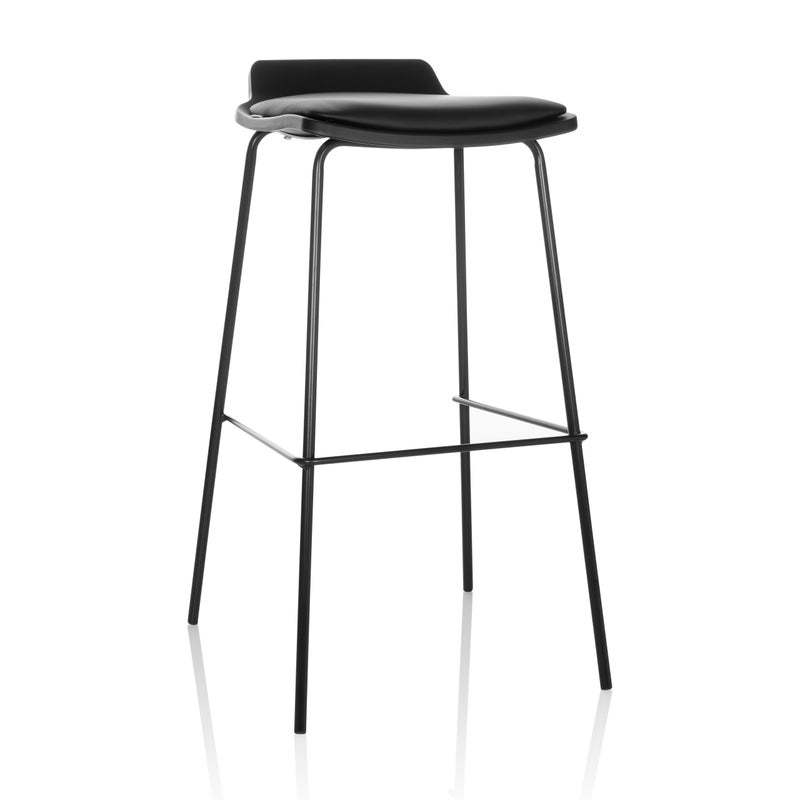 Stołek barowy LONSO 10 Czarny hjh OFFICE