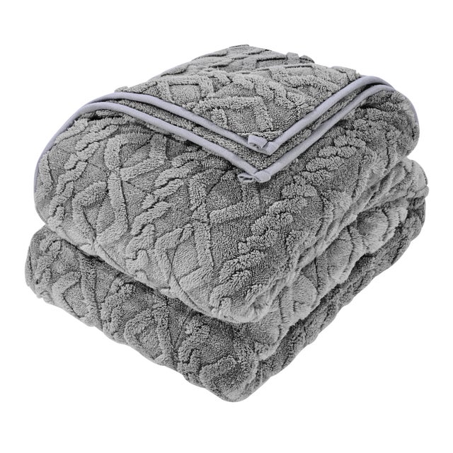 Couverture Lestee SucceBuy 9,2 kg 152x203 cm en Polaire Douce et Moelleuse avec Perles de Verre, Adaptee aux Personnes de 90 a 113 kg, Gris