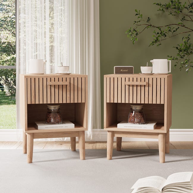 Scrivania in noce con due cassetti a doghe in stile mid century modern 140x60 in vendita su Scrivania in noce con due cassetti a doghe in stile mid century modern 140x60 in vendita su