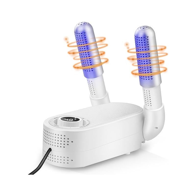 Suszarka do butów z inteligentnym timerem, składana konstrukcja, skuteczne usuwanie zapachów i działanie antybakteryjne