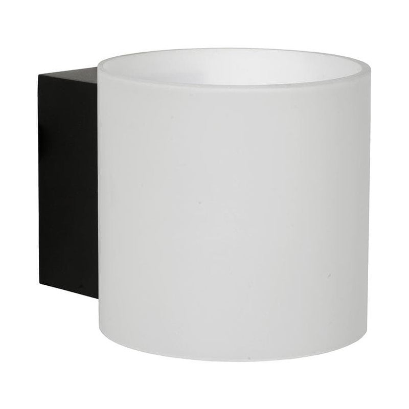 Kinkiet JELTE czarno-biały 1xG9x33W szkło wym:15x12x15cm IP44 Lucide