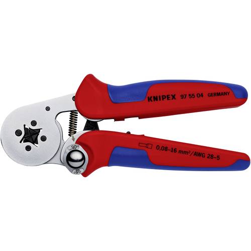 Knipex Samonastawne szczypce do zaciskania końcówek kablowych - 975504