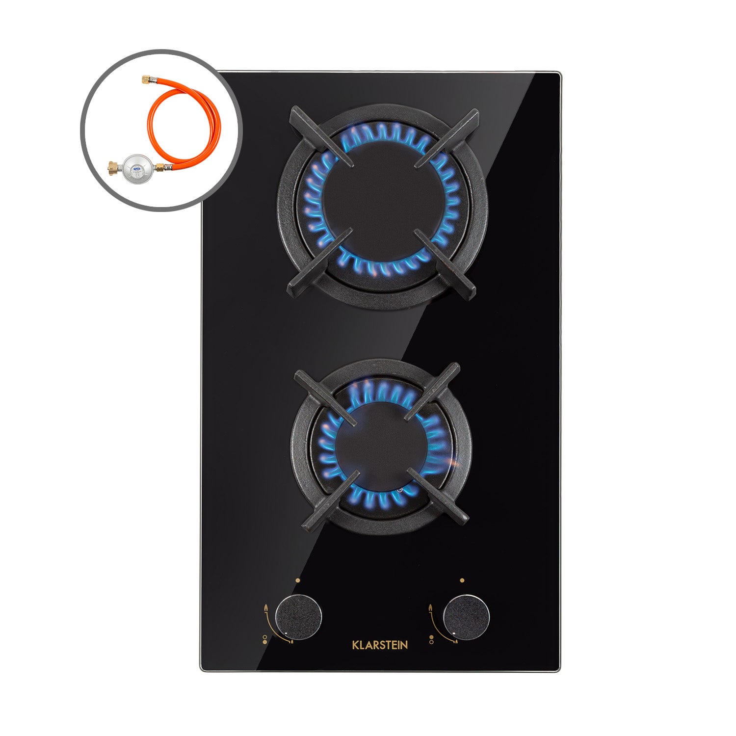 Plaque gaz 2 feux encastrable Klarstein 30 cm tables de cuisson — free download