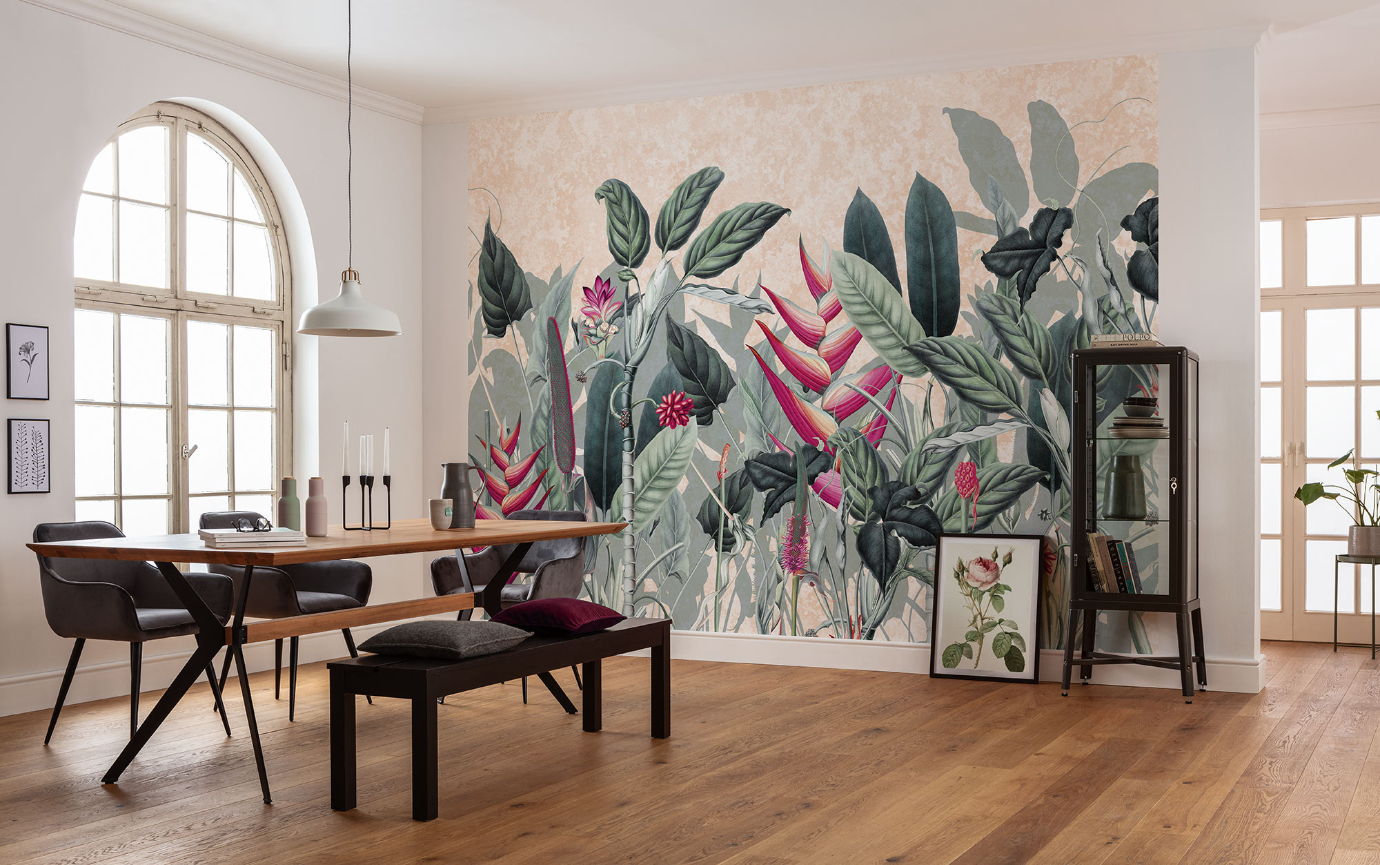 Papel pintado no tejido panorámico de komar - soft jungle - talla: 350 x 250 cm