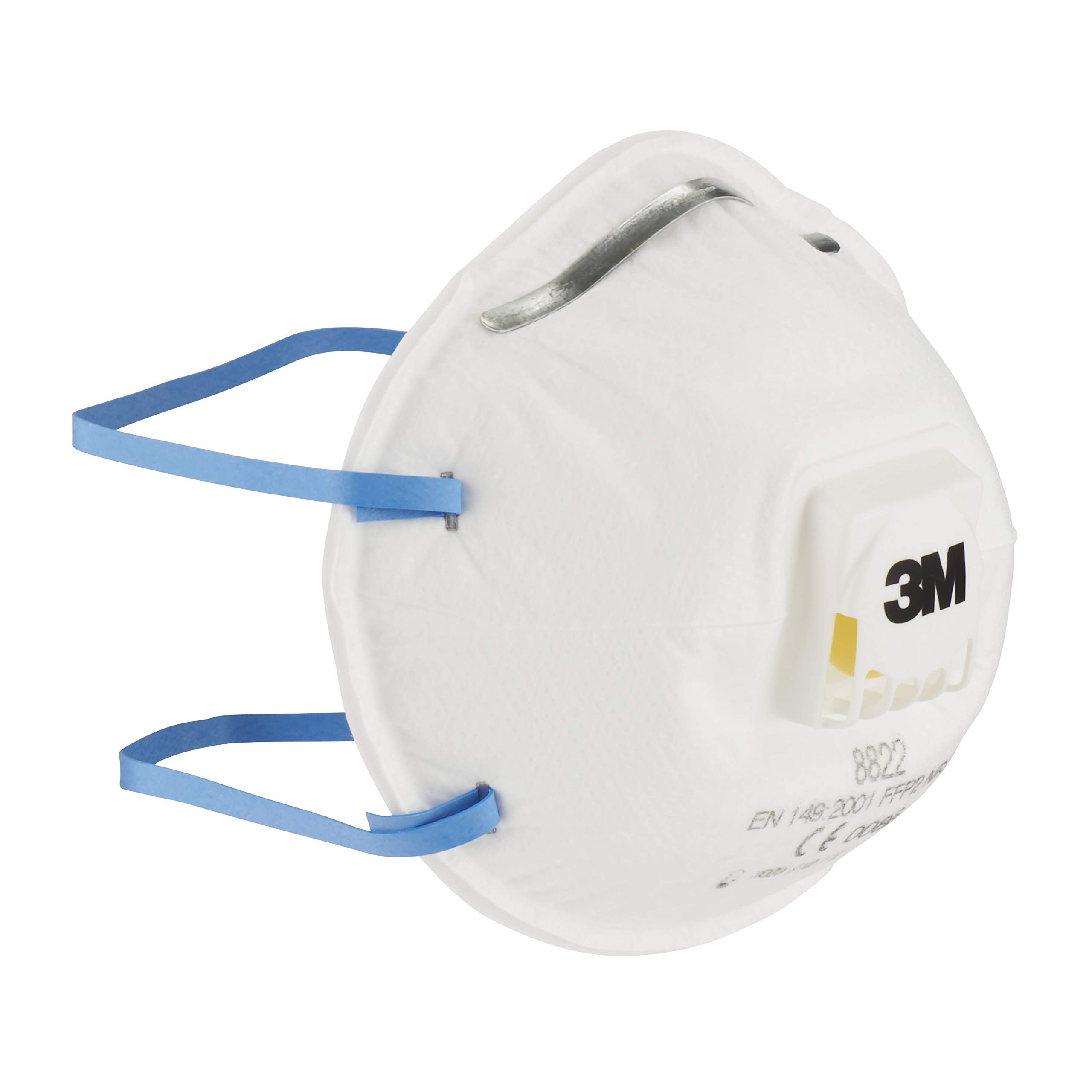 Masque anti-poussières coque FFP2 avec soupape 3M (blister de 3) - 3