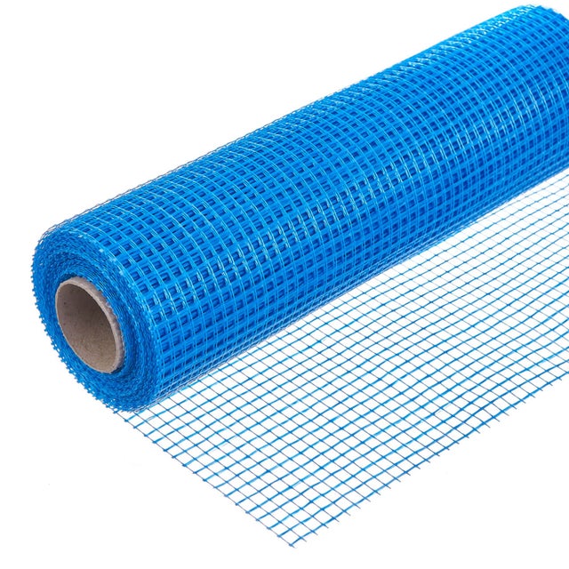 2 Rolos Malha de Reforço Dalsys 105g/m², malha 7x7mm, 15m x 50cm