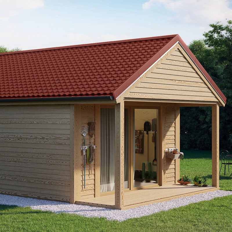 Tôle imitation tuile emboîtable - BACACIER Tuile R Originale® | 2070 x 934 mm - 1.80 m² Brun mat - 3