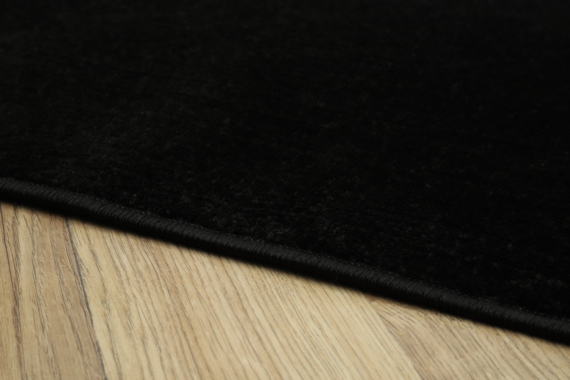 TAPISO Mono Rond Tapis Séjour Poil Court Intérieur Extérieur Moderne Noir Uni OEKO-TEX 160 x 160 cm - 3